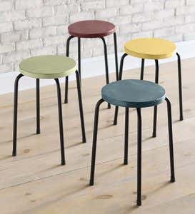 Stackable Stools, Set of 4