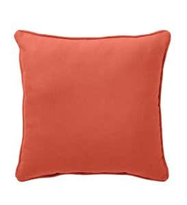 18”sq. Sunbrella™ Deluxe Throw Pillow - Brown Stripe