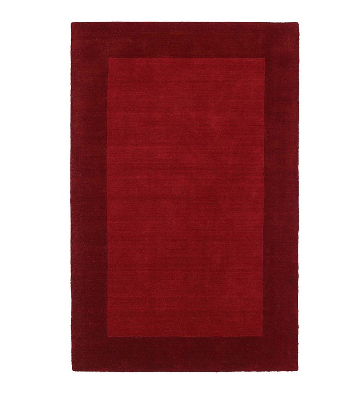 3'6”x 5'3”Regency Wool Rug - Red