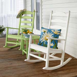 POLYWOOD® Outdoor Rocking Chair and Side Table