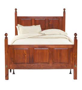 Solid Pine Huntington Panel Bed, Made in USA
