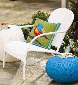 Stackable Outdoor Wicker Lounge Chair