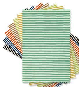 7'6”x 9'6”Sorrento Mini Stripe Indoor/Outdoor Rug - Aqua