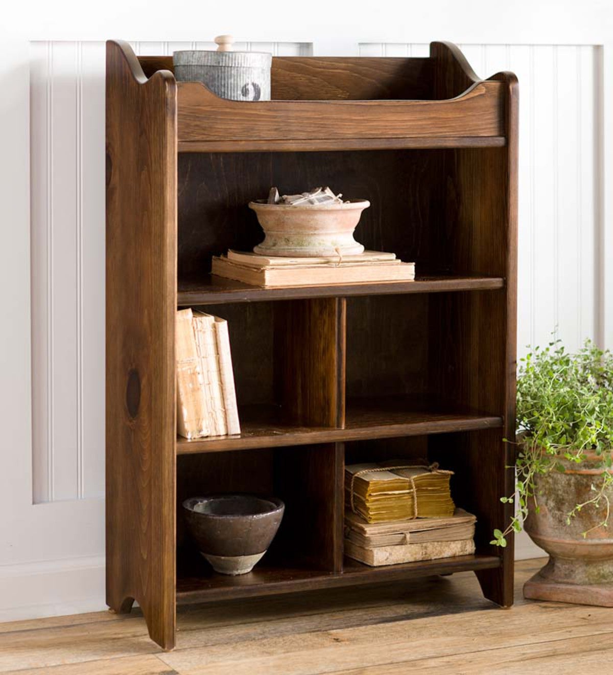 USA-Made Solid Pine Dry Sink Storage Cabinet