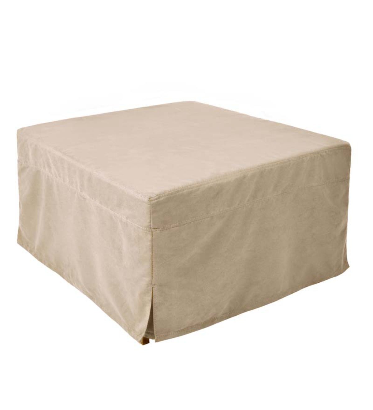 Microfiber Sleeper Ottoman Cover - Beige