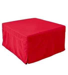 Microfiber Sleeper Ottoman Cover - Camel