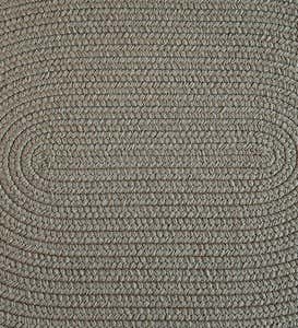 8'W x 11'L Braided Rug - Ebony