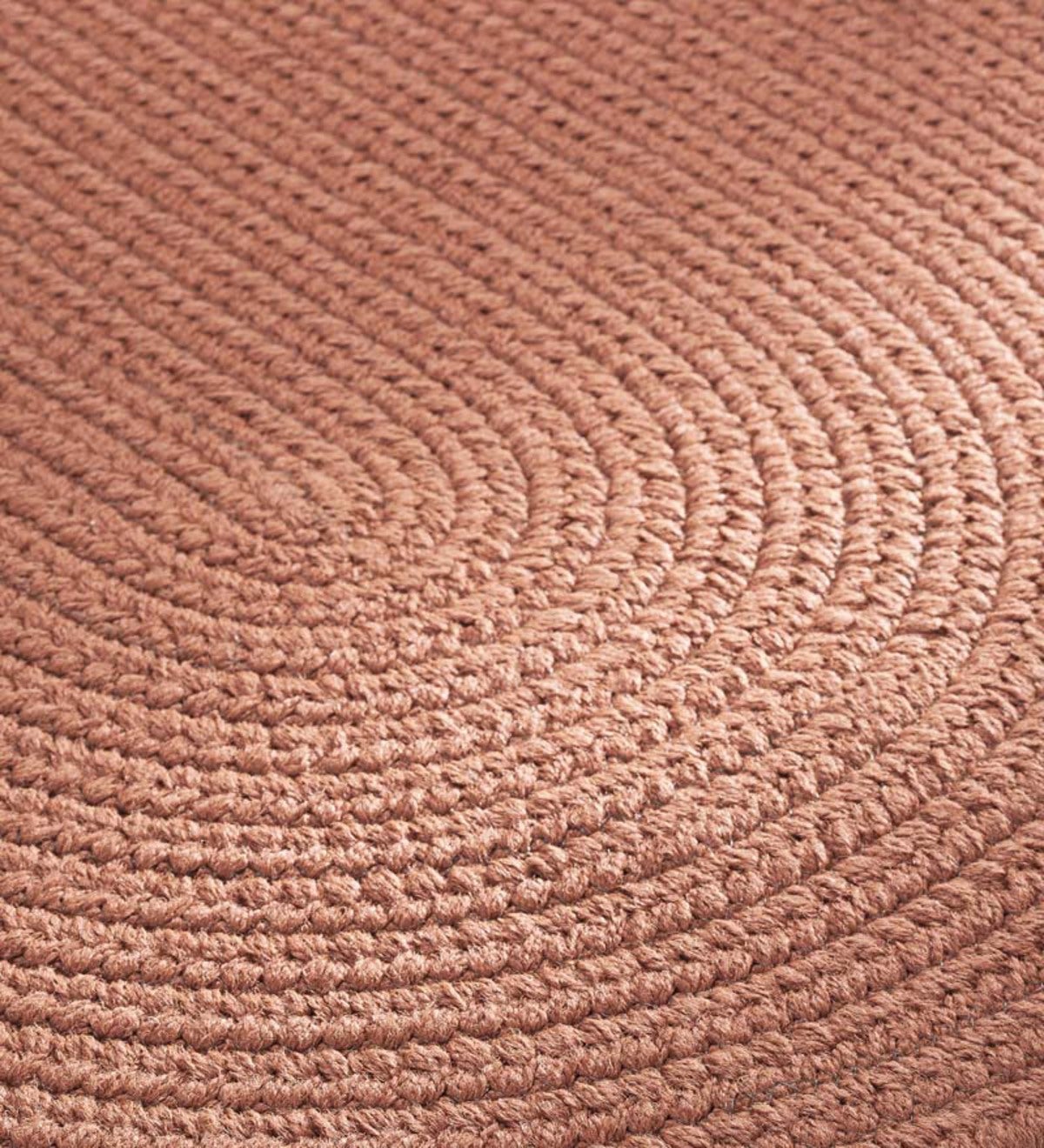 2'6”W x 8'6”L Runner  Braided Rug - Almond Solid