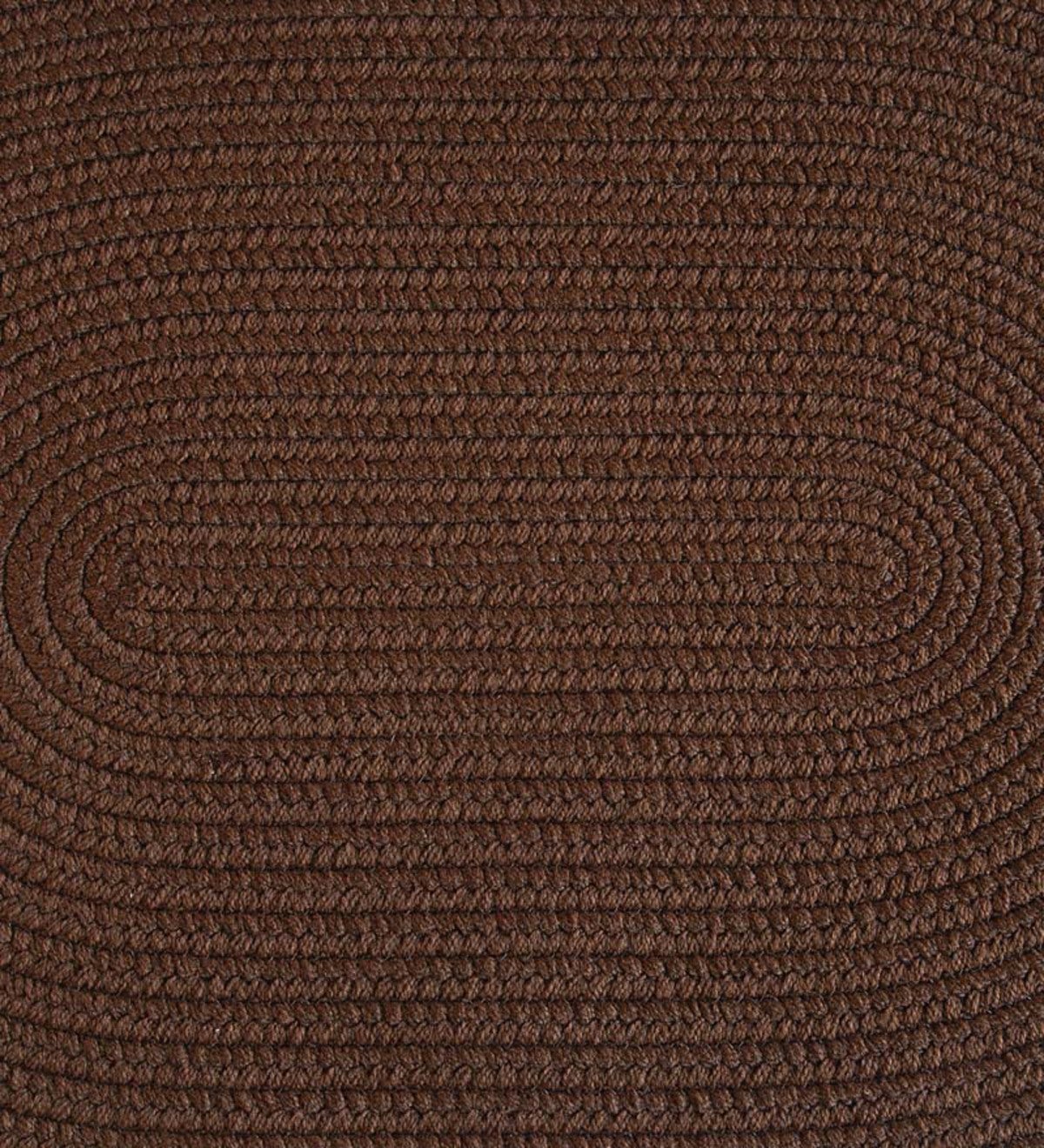 28”L x 8”W Braided Stair Tread - Brown Solid