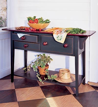 USA-Made Handcrafted Solid Pine Lancaster Sideboard Buffet Table