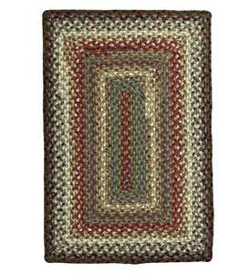 8' x 10' Rectangular Cotton Blend Braided Rug - Plumberry