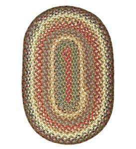 Oval Cotton Blend Braided Runner, 2-1/2' x 6' - Bosky