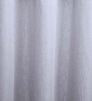 Insulated Short Curtain Panel with Rod Pocket, 40"W x 45"L - Gray Heather