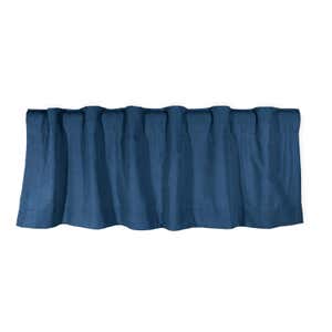 Homespun Rod-Pocket Curtain Valance, 40"W x 14"L