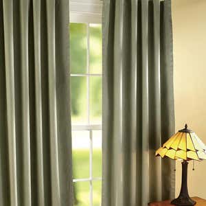Thermalogic Energy Efficient Insulated Solid Tab-Top Curtains