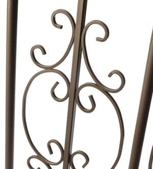 Montebello Iron Garden Fencing, Set of 4