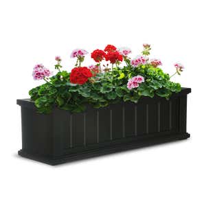 Lexington Self-Watering Window Boxes with Hanging Brackets