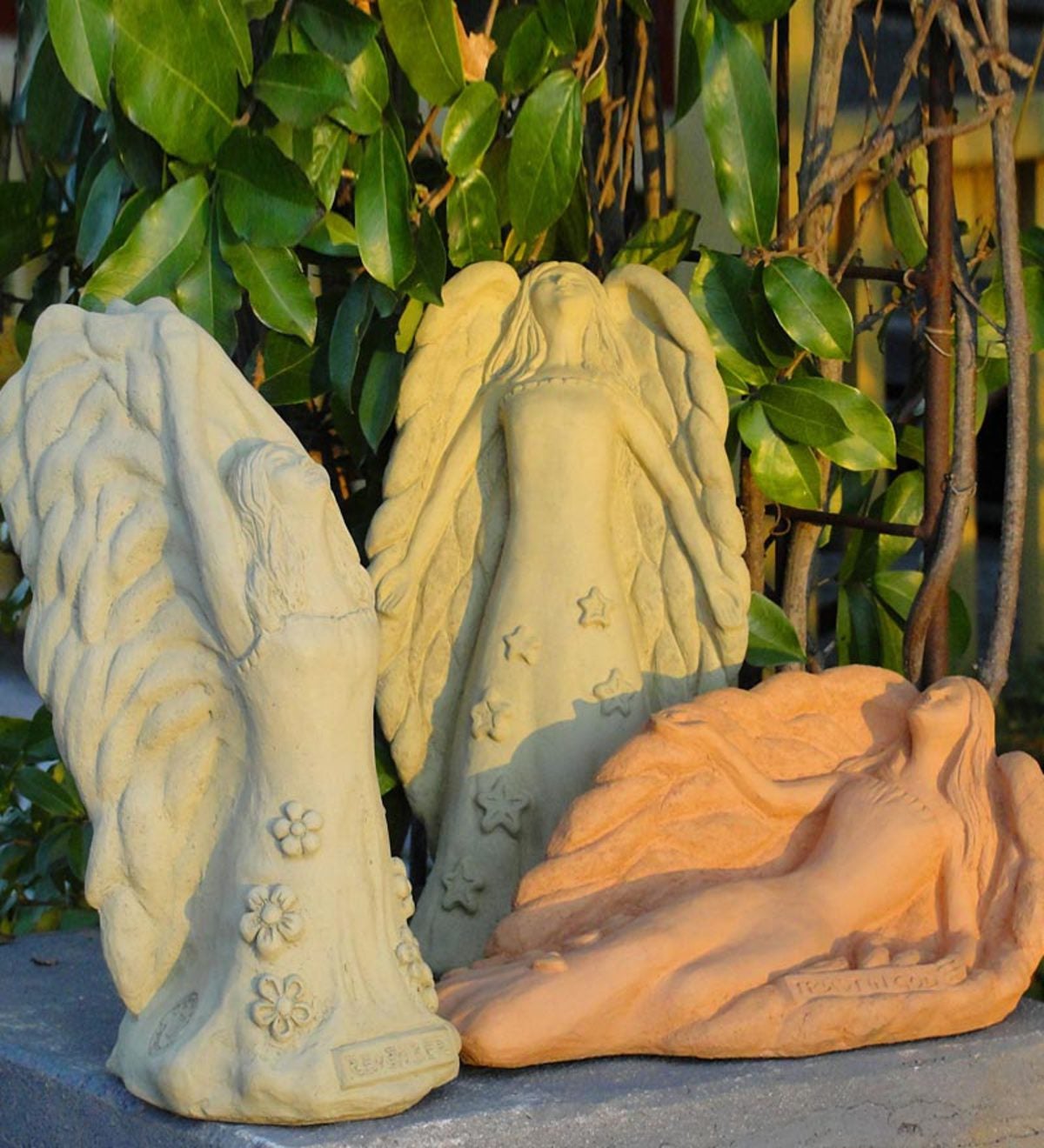 Made In USA Cast-Stone Tribute Angels by Michael Gentilucci