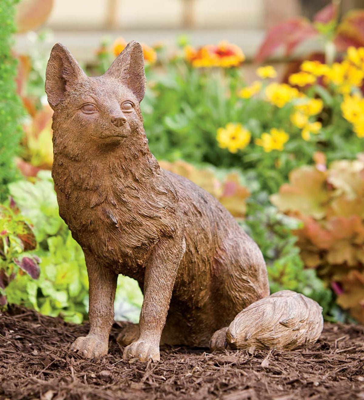 Fox Outdoor Garden Statue