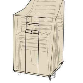 Deluxe Stacking Chairs Cover - Tan