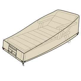 Deluxe Long Chaise Cover - Tan