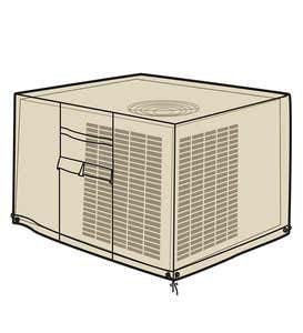 Deluxe Square AC Unit Cover - Tan