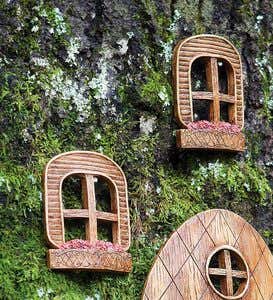 Fairy Garden Elf Windows, Set of 2