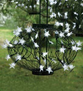 Large Green Solar Star Lantern