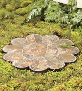 Mosaic Slate Garden Stepping Stones