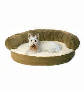 Medium Plush Ortho Sleeper Bolstered Pet Bed - Sage