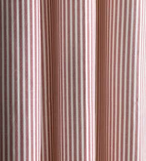 Thermalogic Insulated Ticking Stripe Grommet Top Curtain Pair, 54"L