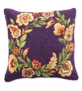 Hand-Hooked Wool Delilah Throw Pillows