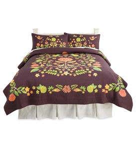 Autumn Splendor Full/Queen Quilt Set with Two Standard Shams