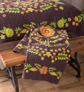 Autumn Splendor Quilted Throw