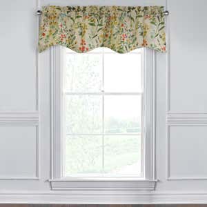 Rockport Floral Linen-Look Federal-Style Valance