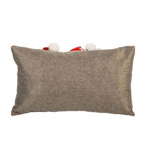 Winter Gnome Lumbar Pillow