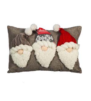 Winter Gnome Lumbar Pillow