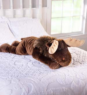 Moose Oversized Plush Cuddle Animal Body Pillow