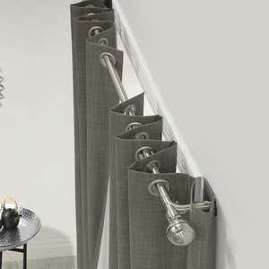 Thermaplus Blackout Adjustable Grommet Curtain Rods