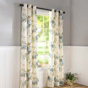 Thermalogic Insulated Grommet-Top Hydrangea Curtain Pairs
