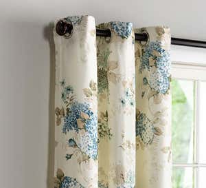 Thermalogic Insulated Grommet-Top Hydrangea Curtain Pairs