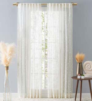 Sheer Blossom Curtains