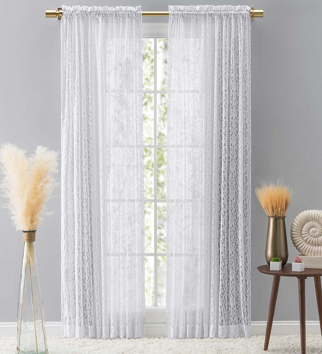 Woven Lace Curtains