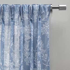 Wildflower Pinch Pleated Back Tab Curtains