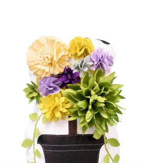 Indoor/Outdoor Potted Bouquet Doorstop