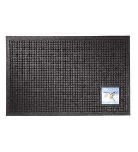 22-1/2”W x 35-1/4”L Medium Hummingbird Waterhog™ Doormat - Red