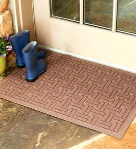Oversized Basket Weave Waterhog™ Doormat, 3' x 5'