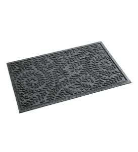 22-1/2”W x 35-1/4”L Medium Boxwood Waterhog Doormat - Blue