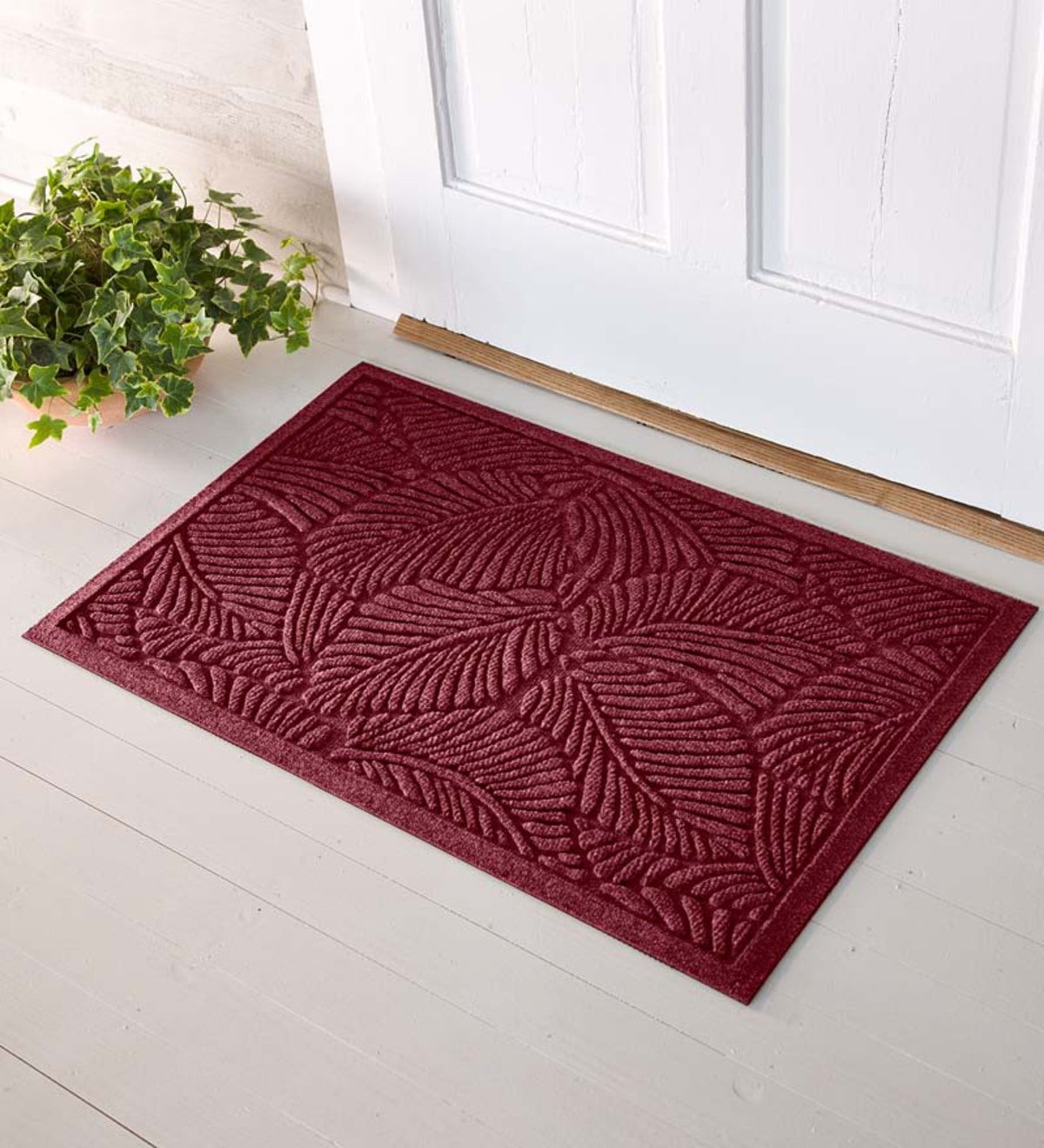 Oversized Fern Waterhog™ Doormat, 33"x 58"