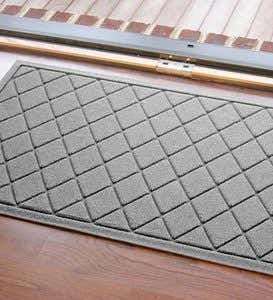 22-1/2”W x 35-1/4”L Medium Diamond Waterhog Doormat - Red